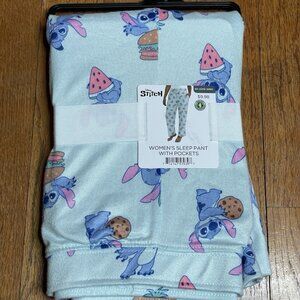 Stitch Womens Pajama Sleep Pants With Pockets 3X